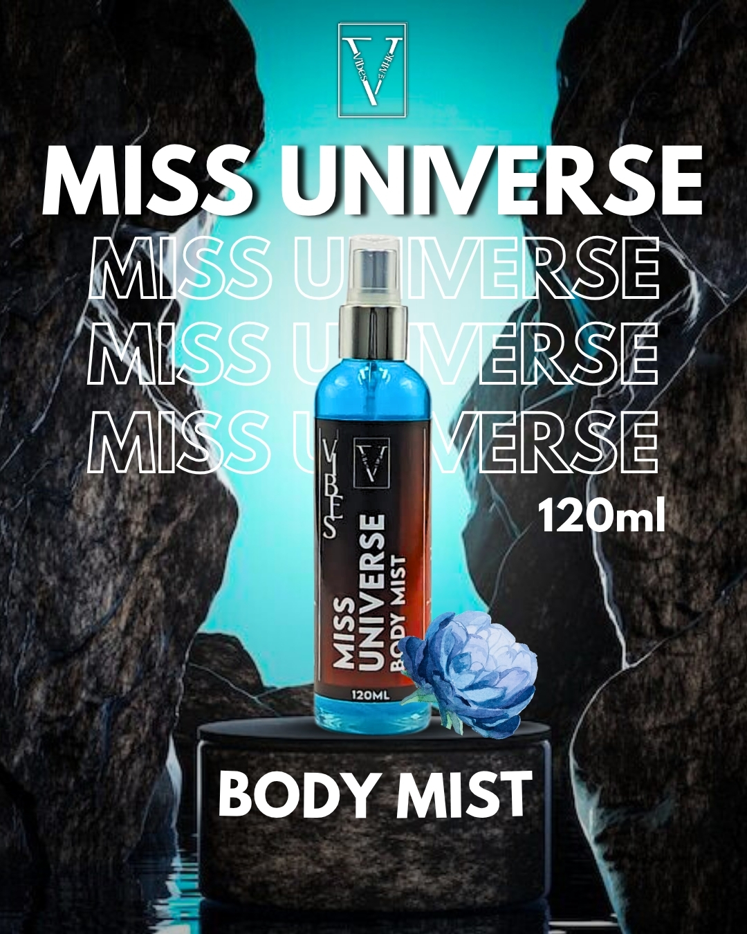 👑 VIBES Miss Universe Body Mist: Command Attention, Radiate Confidence! 120ml